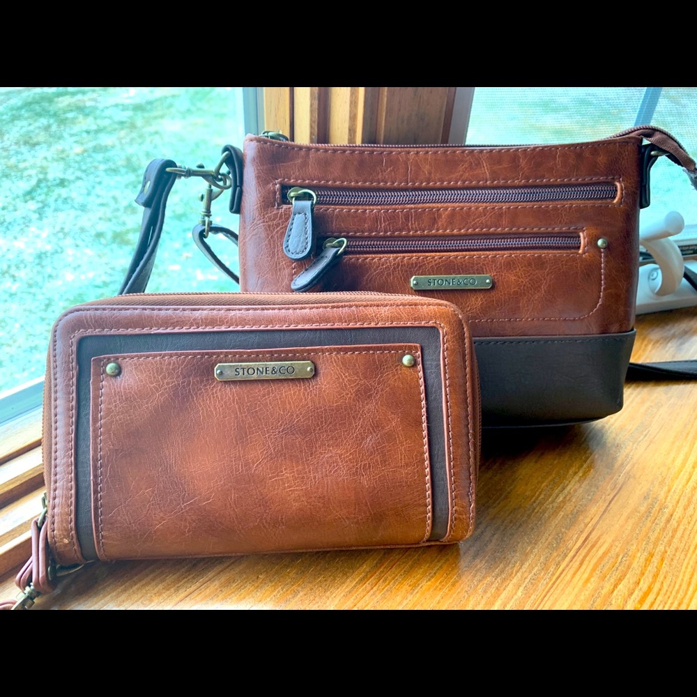 Stone & Co. purse and wristlet set. NWOT
